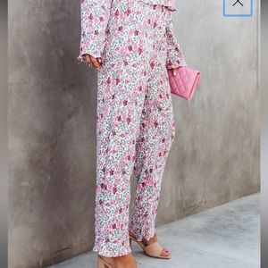 Vici | Plisse Wide Leg Pants